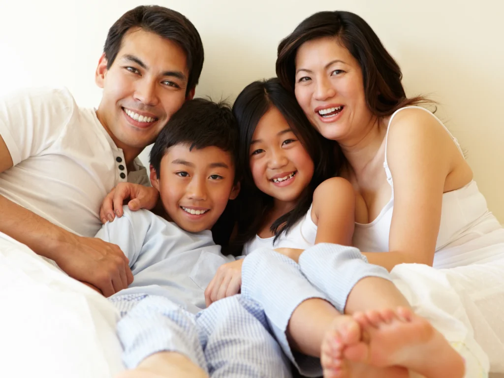 Happy and Healthy Family