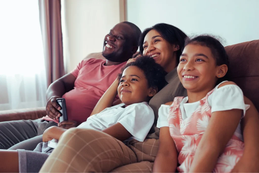 Happy Hispanic Family