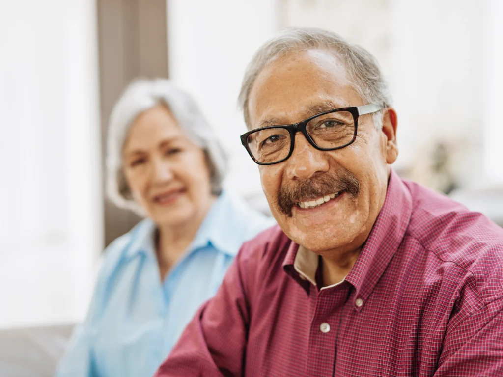 Happy Old Couple