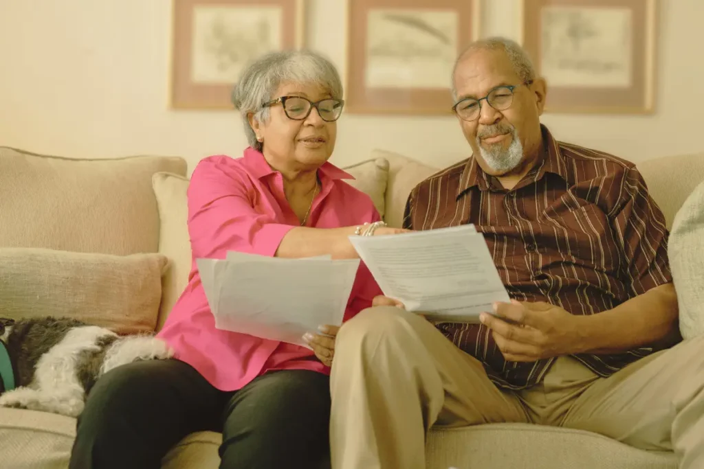 Black Senior Couple